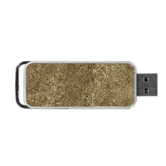 Grunge Abstract Textured Print Portable Usb Flash (one Side)