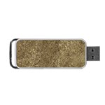 Grunge Abstract Textured Print Portable USB Flash (One Side) Front