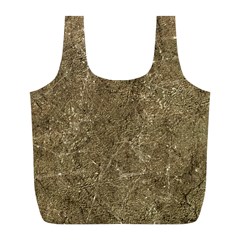 Grunge Abstract Textured Print Full Print Recycle Bag (l) by dflcprintsclothing