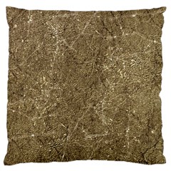 Grunge Abstract Textured Print Large Flano Cushion Case (one Side) by dflcprintsclothing