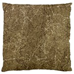 Grunge Abstract Textured Print Large Flano Cushion Case (Two Sides) Front