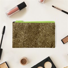 Grunge Abstract Textured Print Cosmetic Bag (xs)