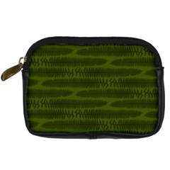 Seaweed Green Digital Camera Leather Case by WensdaiAmbrose