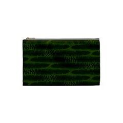 Seaweed Green Cosmetic Bag (small) by WensdaiAmbrose