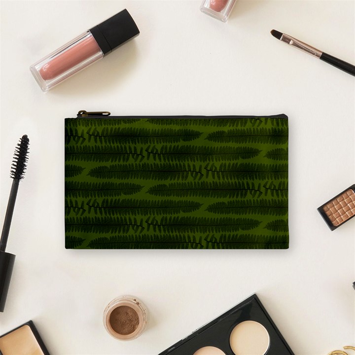 Seaweed Green Cosmetic Bag (Small)