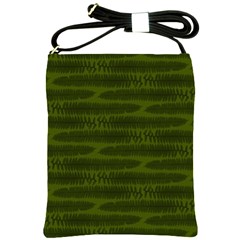 Seaweed Green Shoulder Sling Bag by WensdaiAmbrose