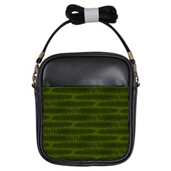 Seaweed Green Girls Sling Bag by WensdaiAmbrose