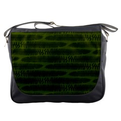 Seaweed Green Messenger Bag by WensdaiAmbrose