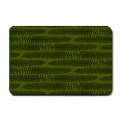 Seaweed Green Small Doormat  by WensdaiAmbrose