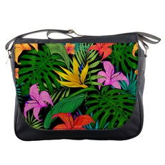 Tropical Adventure Messenger Bag by retrotoomoderndesigns