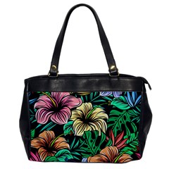 Hibiscus Dream Oversize Office Handbag