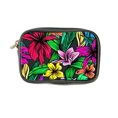 Neon Hibiscus Coin Purse