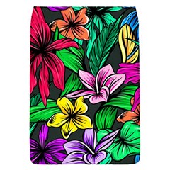 Neon Hibiscus Removable Flap Cover (s) by retrotoomoderndesigns