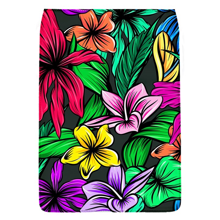 Neon Hibiscus Removable Flap Cover (S)