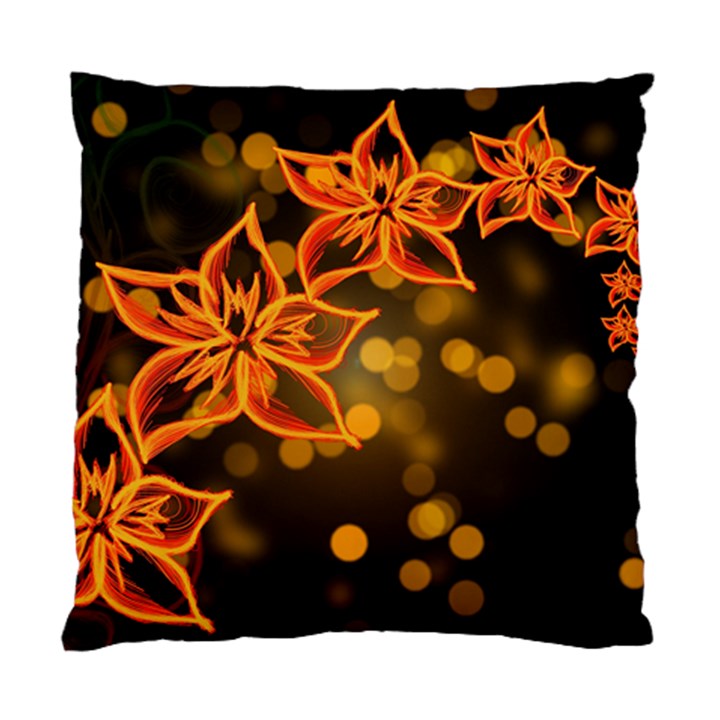 Flowers Background Bokeh Leaf Standard Cushion Case (Two Sides)