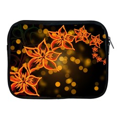 Flowers Background Bokeh Leaf Apple Ipad 2/3/4 Zipper Cases by Mariart