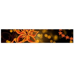 Flowers Background Bokeh Leaf Large Flano Scarf  by Mariart