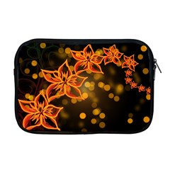 Flowers Background Bokeh Leaf Apple Macbook Pro 17  Zipper Case by Mariart