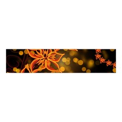 Flowers Background Bokeh Leaf Velvet Scrunchie