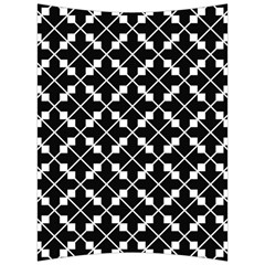 Black And White Fantasy Back Support Cushion by retrotoomoderndesigns