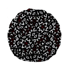 Bold Boho Ethnic Print Standard 15  Premium Flano Round Cushions