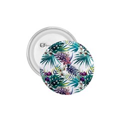 Tropical flowers pattern 1.75  Buttons