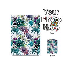 Tropical flowers pattern Playing Cards 54 (Mini)