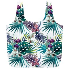 Tropical flowers pattern Full Print Recycle Bag (XL)