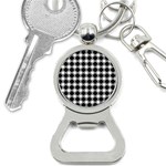 Black And White Diamonds Bottle Opener Key Chains Front