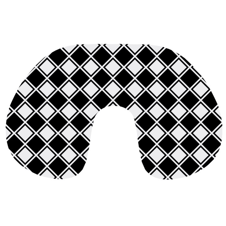 Black And White Diamonds Travel Neck Pillows