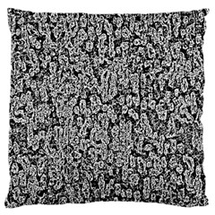 Black And White Abstract Standard Flano Cushion Case (one Side) by retrotoomoderndesigns