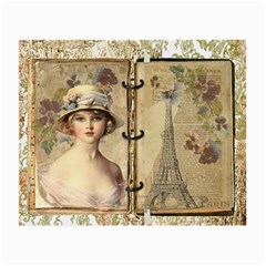 Vintage Design - Paris Small Glasses Cloth (2-side) by WensdaiAmbrose