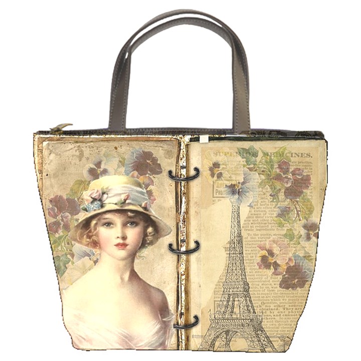 Vintage Design - Paris Bucket Bag