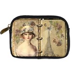 Vintage Design - Paris Digital Camera Leather Case Front