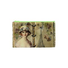 Vintage Design - Paris Cosmetic Bag (xs) by WensdaiAmbrose