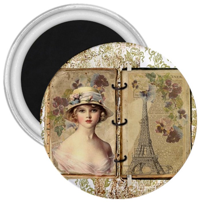 Vintage Design - Paris 3  Magnets