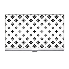 Black And White Tribal Business Card Holder by retrotoomoderndesigns