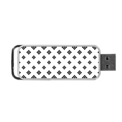 Black And White Tribal Portable Usb Flash (two Sides) by retrotoomoderndesigns