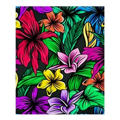 Neon Hibiscus Shower Curtain 60  X 72  (medium) 