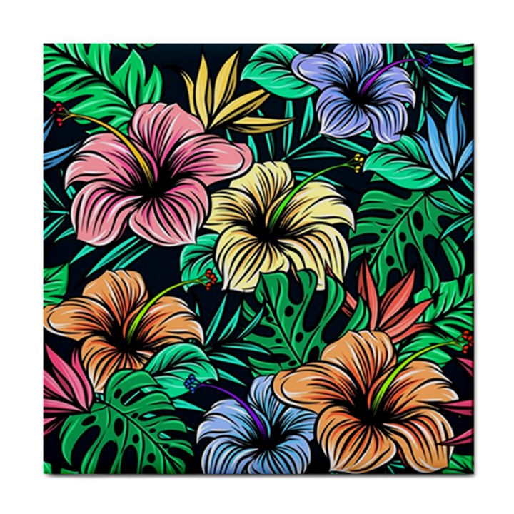 Hibiscus Dream Tile Coasters