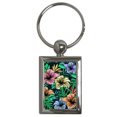 Hibiscus Dream Key Chains (rectangle) 