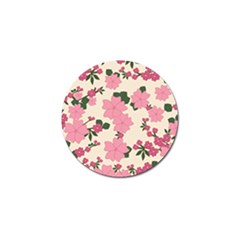 Floral Vintage Flowers Wallpaper Golf Ball Marker (4 Pack) by Mariart