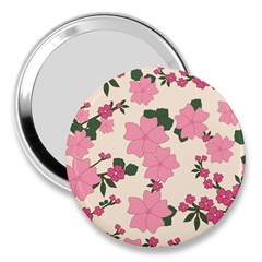 Floral Vintage Flowers Wallpaper 3  Handbag Mirrors by Mariart