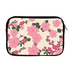 Floral Vintage Flowers Wallpaper Apple Macbook Pro 17  Zipper Case by Mariart