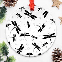 Dragonflies pattern Ornament (Round)