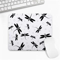 Dragonflies Pattern Large Mousepads by Valentinaart