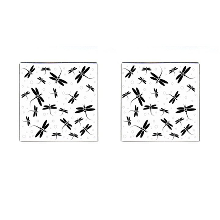 Dragonflies pattern Cufflinks (Square)