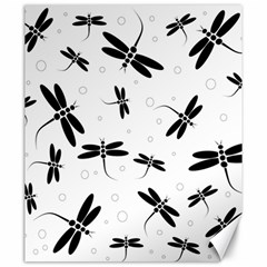 Dragonflies pattern Canvas 20  x 24 