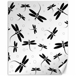 Dragonflies pattern Canvas 11  x 14  10.95 x13.48  Canvas - 1