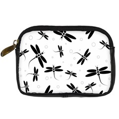 Dragonflies pattern Digital Camera Leather Case